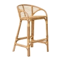 STOŁEK BAROWY | RATTAN | H 97 CM Nature TINE K HOME 