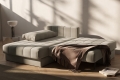 Sofa rozkładana z szezlongiem AKELLO Innovation różne warianty 