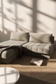 Sofa rozkładana z szezlongiem AKELLO Innovation różne warianty 