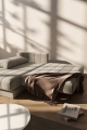 Sofa rozkładana z szezlongiem AKELLO Innovation różne warianty 