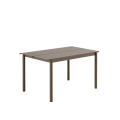 Stół Linear Steel Muuto 140 x 75 cm, różne kolory 