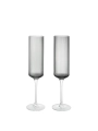 Kieliszki Do Szampana Ripple High Zestaw 2 sztuk Ferm Living różne kolory