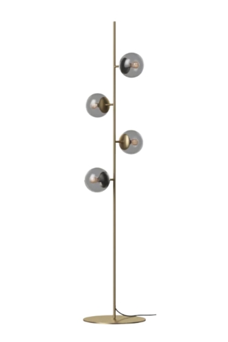 Orb Floor Lampa podłogowa mosiądz Bolia