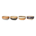 Zestaw 4 Ceramicznych Misek Tapas 70's Crystal 230ml HK Living 