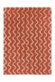 Dywan Czerwono-Różowy z Geometrycznym Wzorem - RIBBON CORAL 124300 różne rozmiary