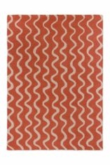 Dywan Czerwono-Różowy z Geometrycznym Wzorem - RIBBON CORAL 124300 różne rozmiary