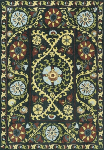 Dywan Klasyczny Zielony - SUZANI BAVARIA 9729