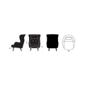 Fotel Ro ™ Chair Fritz Hansen różne kolory