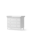 Komoda z Przewijakiem Wood White z 3 szufladami Oliver Furniture 