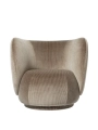Fotel Rico Lounge Chair - Swivel - Devoré Velvet Ferm Living różne warianty