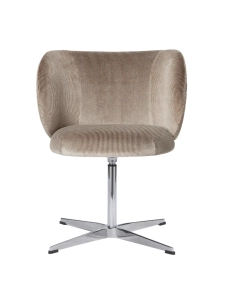 Krzesło Rico Dining Chair - Swivel - Devoré Velvet Ferm Living