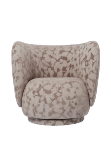 Fotel Rico Lounge Chair - Swivel - Cilla Ferm Living  