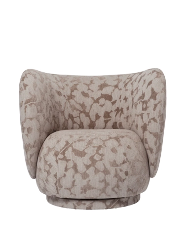 Fotel Rico Lounge Chair - Swivel - Cilla Ferm Living  