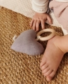 Grzechotka Lara Heart Rattle Teether Oliver Furniture różne warianty