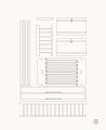 Łóżko Mini+  low loft bed to low bunk bed Oliver Furniture  różne warianty 