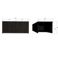 Szafka New gravure bunkbench  WOOOD różne warianty