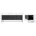 Szafka pod TV Silas tv unit 180 cm ash brushed WOOOD rózne warianty