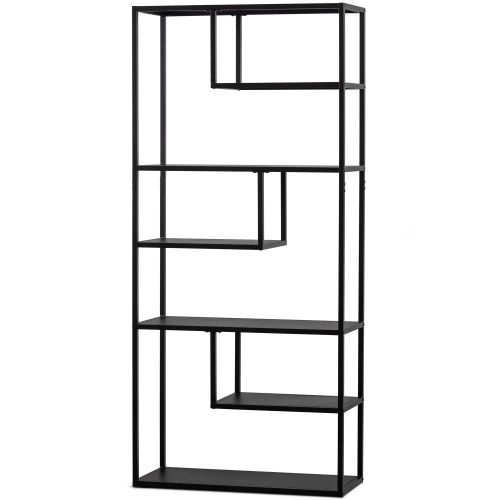 Regał Teun cabinet metal black Woood