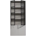 Regał Basic display cabinet pine mist Woood 
