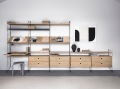 Półka na czasopisma drewniana szer. 58 cm String Furniture różne warianty 