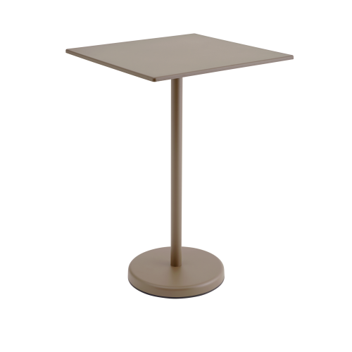 Stolik Linear Steel Café Table  70 x 70 h: 105 cm MUUTO różne warianty 