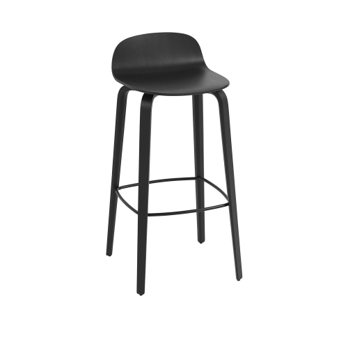 Stołek Visu Bar Stool Wood Base - 75 cm / 29.5" No Upholstery Muuto różne kolory  