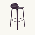 Stołek Visu Bar Stool Wood Base - 75 cm / 29.5" No Upholstery Muuto różne kolory  