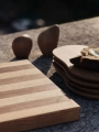 Deska Do Krojenia Stribe Walnut Oak Ferm Living