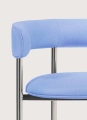 Krzesło  barowe Font armstool 75 Mirror polished steel  Mobel Copenhagen różne warianty