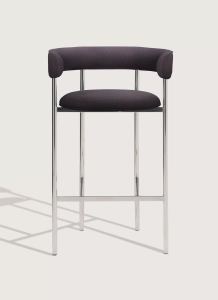 Krzesło  barowe Font armstool 65 Mirror polished steel  Mobel Copenhagen różne warianty 