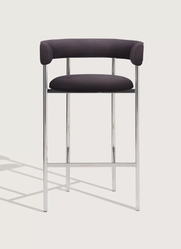 Krzesło  barowe Font armstool 65 Mirror polished steel  Mobel Copenhagen różne warianty 