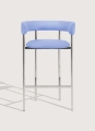 Krzesło  barowe Font armstool 65 Mirror polished steel  Mobel Copenhagen różne warianty 
