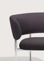 Fotel Font lounge armchair 38 cm Mirror polished steel Mobel Copenhagen różne warianty  