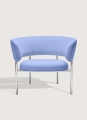 Fotel Font lounge armchair 38 cm Mirror polished steel Mobel Copenhagen różne warianty  