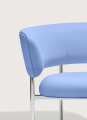 Fotel Font lounge armchair 38 cm Mirror polished steel Mobel Copenhagen różne warianty  