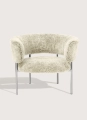 Fotel Font lounge armchair 38 cm Mirror polished steel Mobel Copenhagen różne warianty  