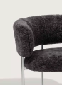 Fotel Font lounge armchair 38 cm Mirror polished steel Mobel Copenhagen różne warianty  