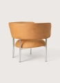 Fotel Font lounge armchair 38 cm Mirror polished steel Mobel Copenhagen różne warianty  