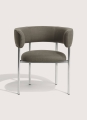Fotel Font lounge armchair 45 cm Mirror polished steel Mobel Copenhagen różne warianty   