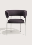 Fotel Font lounge armchair 45 cm Mirror polished steel Mobel Copenhagen różne warianty   