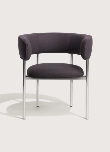 Fotel Font lounge armchair 45 cm Mirror polished steel Mobel Copenhagen różne warianty   