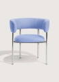 Fotel Font lounge armchair 45 cm Mirror polished steel Mobel Copenhagen różne warianty   