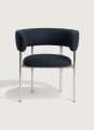Fotel Font lounge armchair 45 cm Mirror polished steel Mobel Copenhagen różne warianty   
