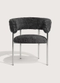 Fotel Font lounge armchair 45 cm Mirror polished steel Mobel Copenhagen różne warianty   