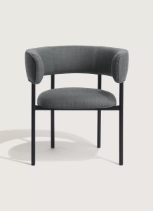 Fotel Font lounge armchair 45 cm Mirror Black frame Mobel Copenhagen różne warianty  