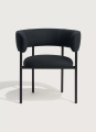Fotel Font lounge armchair 45 cm Mirror Black frame Mobel Copenhagen różne warianty  