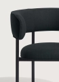 Fotel Font lounge armchair 45 cm Mirror Black frame Mobel Copenhagen różne warianty  