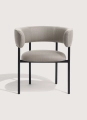 Fotel Font lounge armchair 45 cm Mirror Black frame Mobel Copenhagen różne warianty  