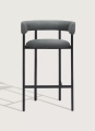 Krzesło  barowe Font armstool 65 Black frame Mobel Copenhagen różne warianty  