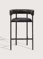 Krzesło  barowe Font armstool 65 Black frame Mobel Copenhagen różne warianty  